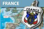 France Shield Charms