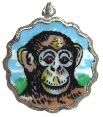 Vintage Enamel Disc Charms 1960s Vintage Enamel Disc Charms 1960s