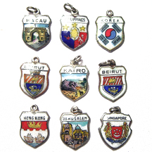 Asia Travel Shield Charms Asia Travel Shield Charms
