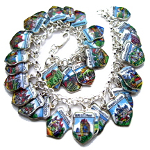Shield Charm Bracelets Shield Charm Bracelets