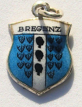 Bregenz, Austria - Coat of Arms Shield Charm Bregenz, Austria - Coat of Arms Shield Charm