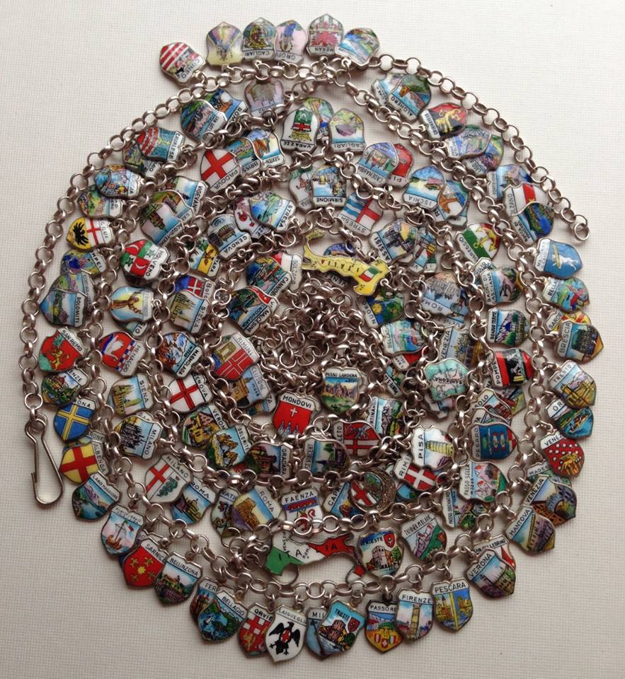 (image for) eCharmony Charm Bracelet Collection - Italy City shield charm necklace