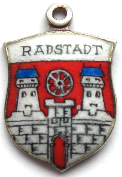 (image for) Radstadt, Austria - Coat of Arms Enamel Travel Shield Charm