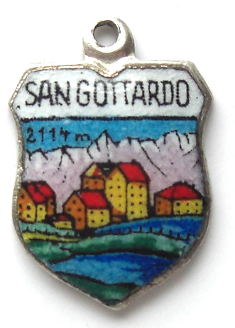 (image for) San Gottardo, Switzerland - Saint Gotthard's Hospice and Museum 2 Travel Shield Charm